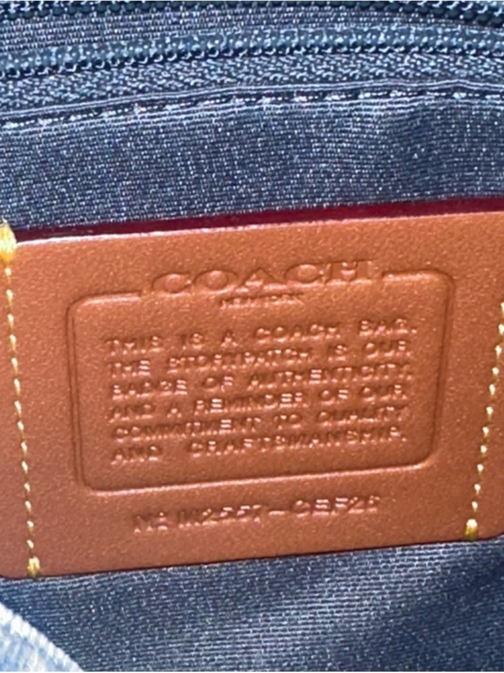 Coach Loved Denim Laurel with Charms - Picture 9 of 12